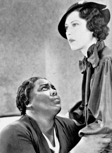 1930s African American actress Fredericka ‘Fredi’ Washington in 1934 film, Imitation of Life