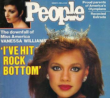 Vanessa Williams on cover of People magazine as Miss America