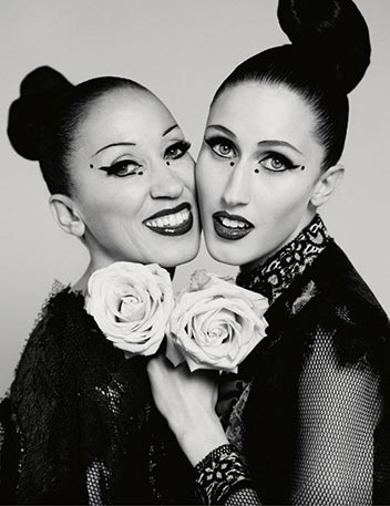 pat cleveland famous black fashion model and daughter anna in ad campaign for lanvin