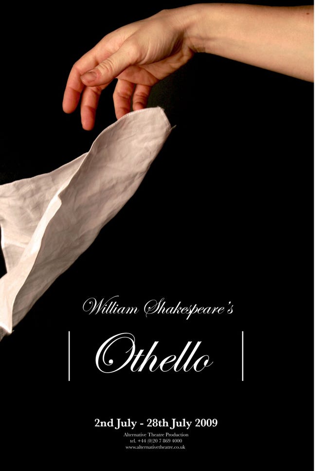 Best creative book cover designs, images and graphics for Shakespeare's Othello play