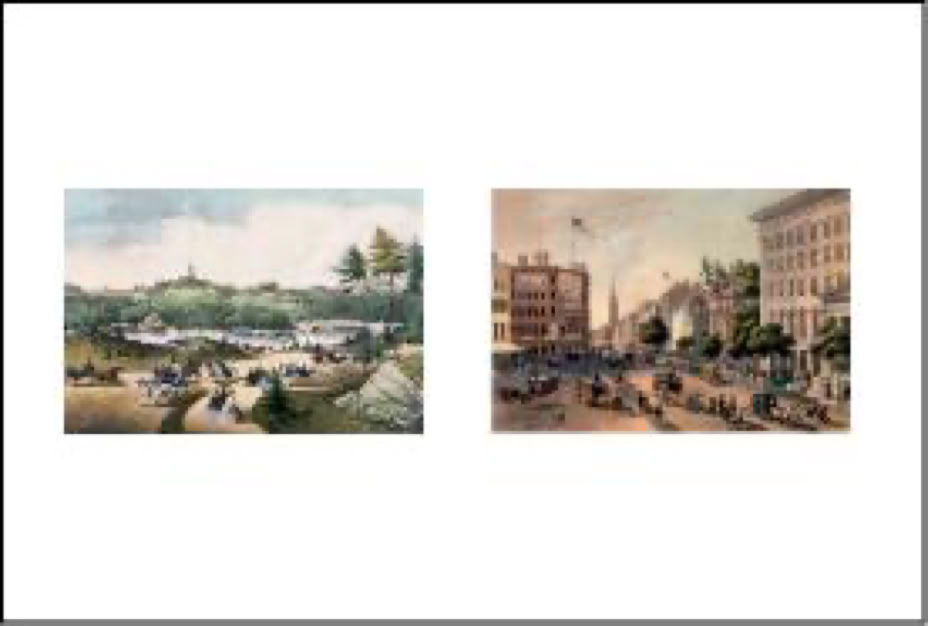 New York photo collectors book page spreads 