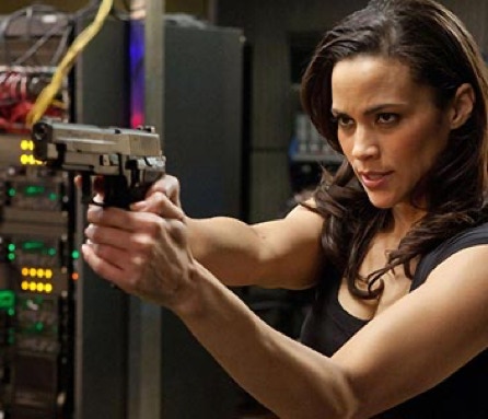 Light-skinned black actress Paula Patton in Mission Impossible