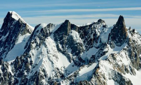 Trail running in the Chamonix, the Alps