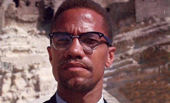 Malcolm X, civil rights leader, was of bi-racial ethnicity, family background, heritage
